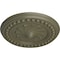 Ekena Millwork Foster Shell Ceiling Medallion (Fits Canopies up to 9 5/8"), 15 3/4"OD x 2"P, Spartan Stone CM15FOSSF - alternate 2